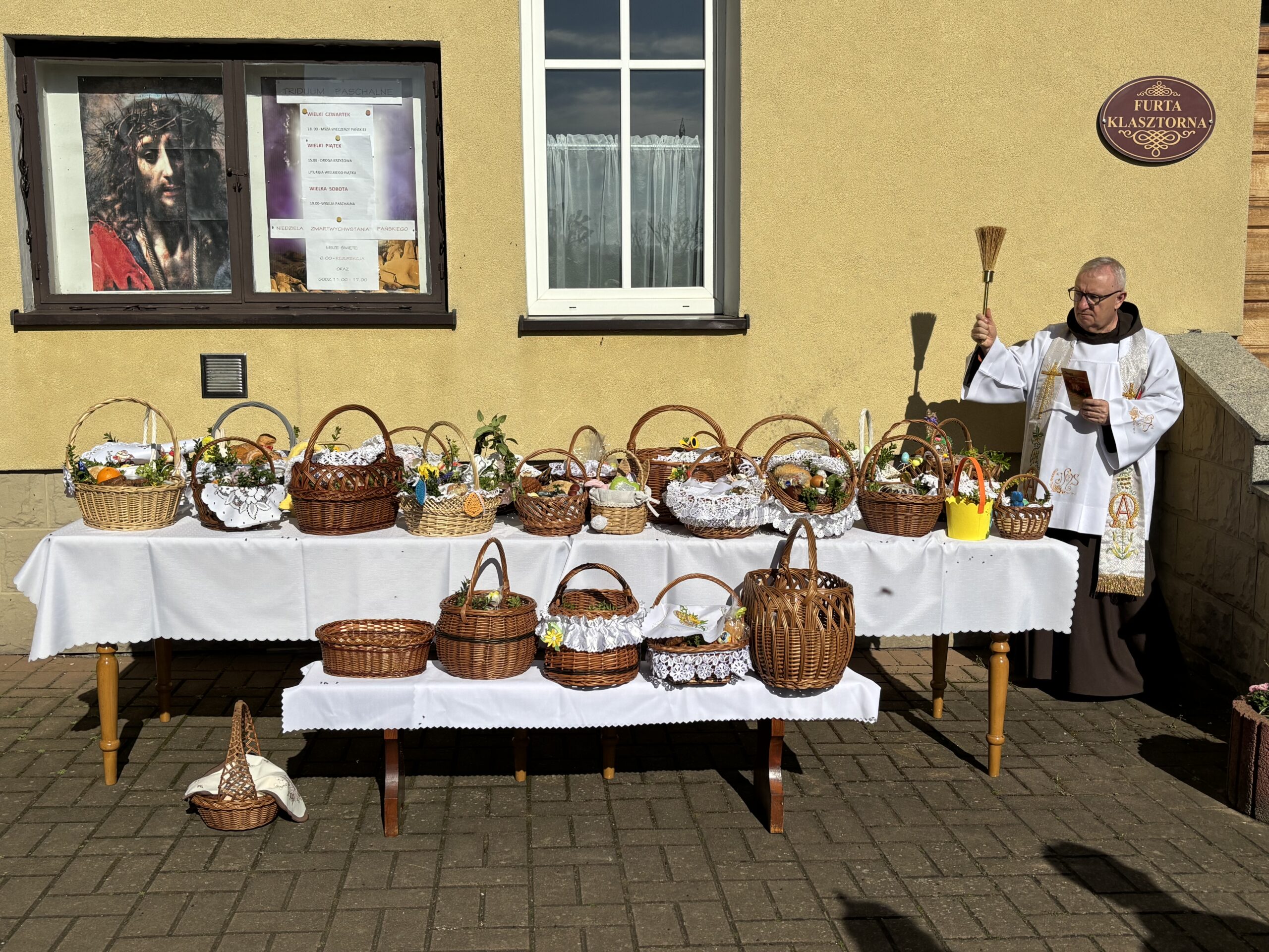 Święcenie pokarmów u Sióstr Bernardynek