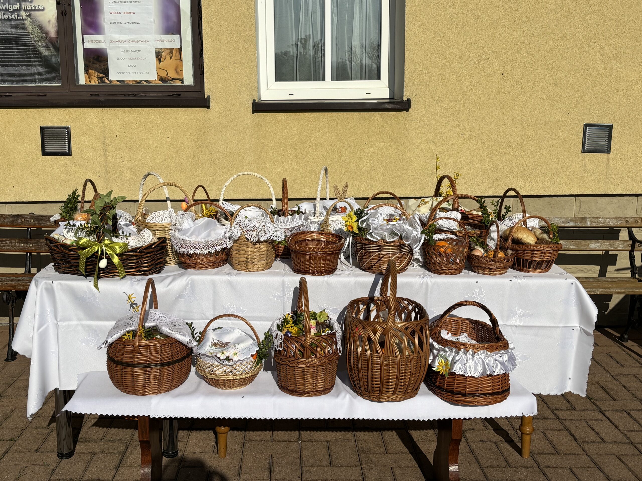 Święcenie pokarmów u Sióstr Bernardynek